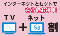 TV+ネット割について