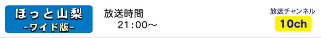 ほっと山梨ワイド版