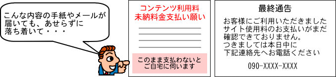 詐欺メールの内容