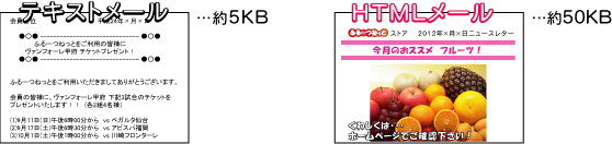 メール比較
