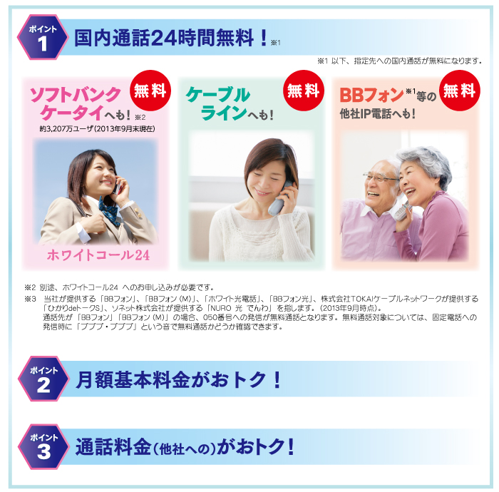 ケーブルラインのポイント